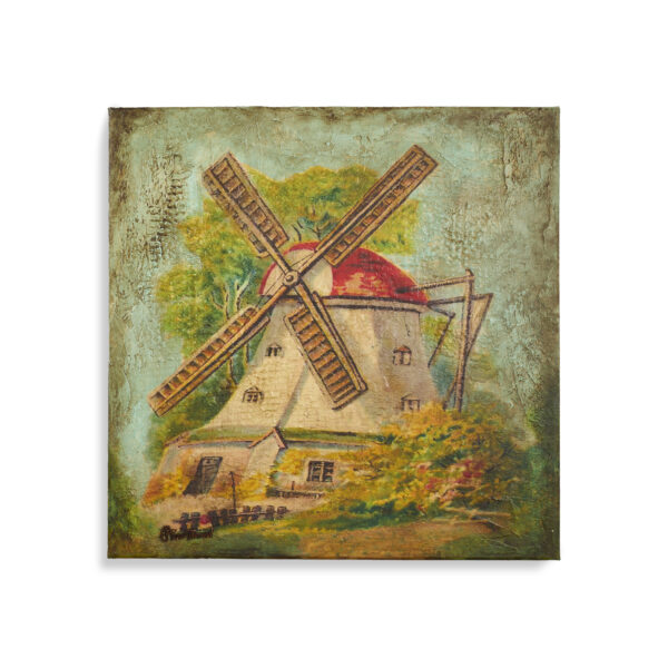 Set of 3 square canvas artworks