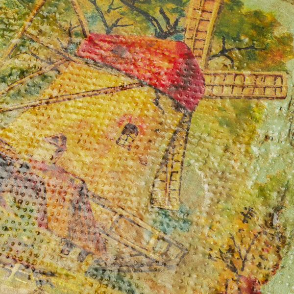 Set of 3 square canvas artworks