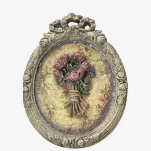 Set of 2 oval artworks